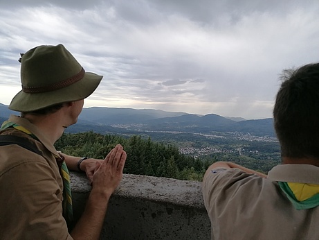 Aussicht über die Rheinebene